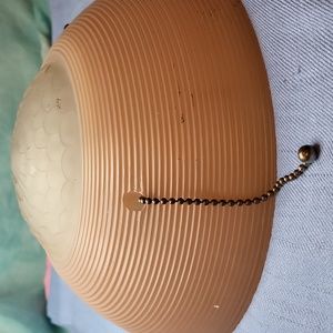 Pink 1940s Glass Globe